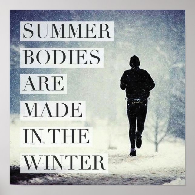 Poster Motivação de Workout (Frente)