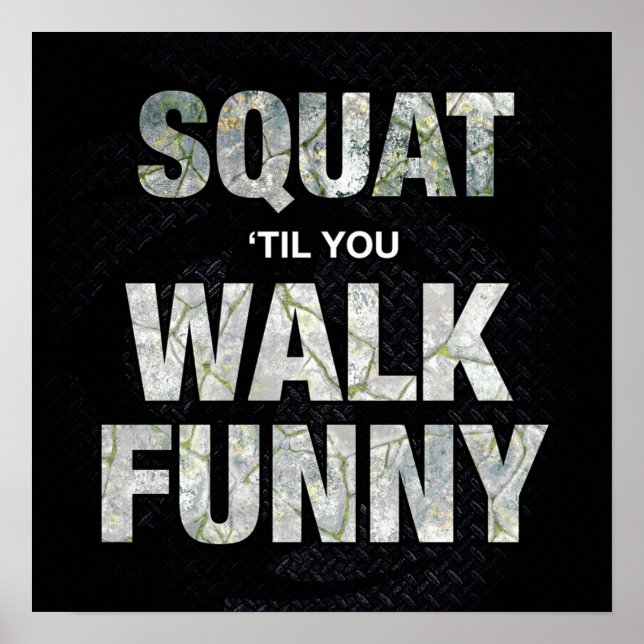 Pôster Motivação de Workout (Frente)