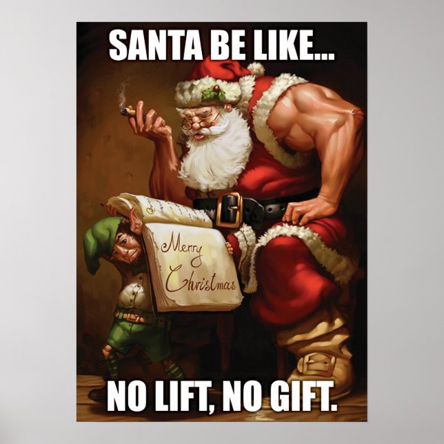 Pôster Motivação de Workout (Frente)