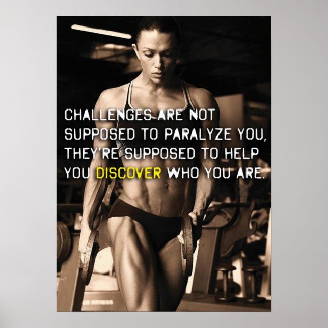 Poster Motivação de Workout (Frente)