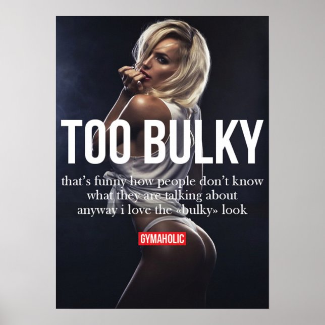 Pôster Motivação de Workout (Frente)