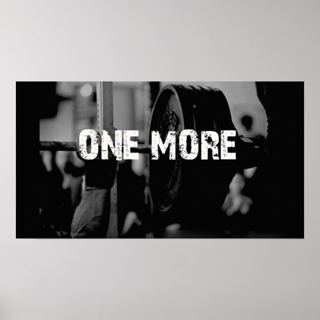 Pôster Motivação de Workout (Frente)