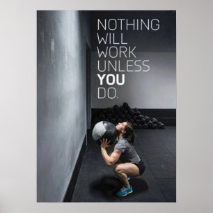 Poster Motivação de Workout