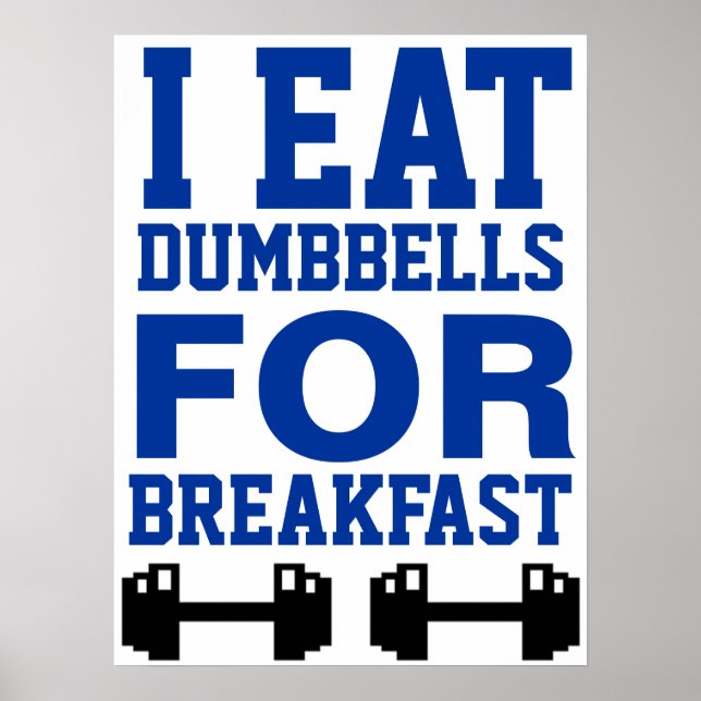 Pôster Motivação de Workout (Frente)