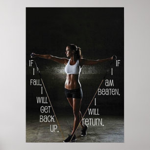 Poster Motivação de Workout