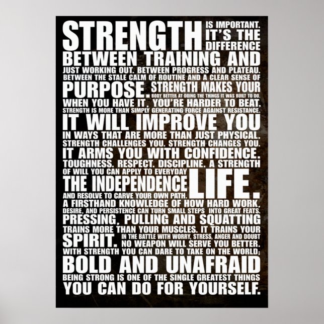 Poster Motivação de Workout (Frente)
