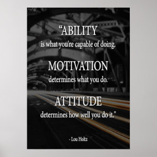 Pôster Motivação de Workout