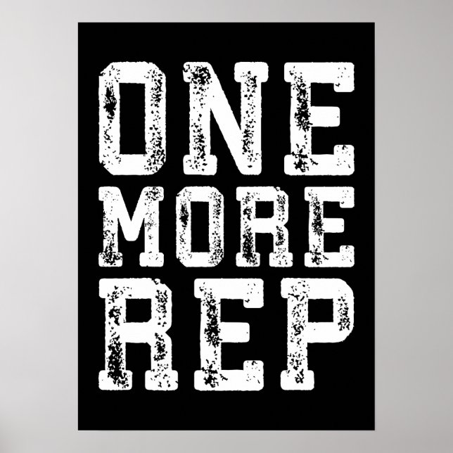 Pôster Motivação de Workout (Frente)