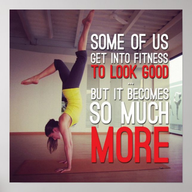 Pôster Motivação de Workout (Frente)