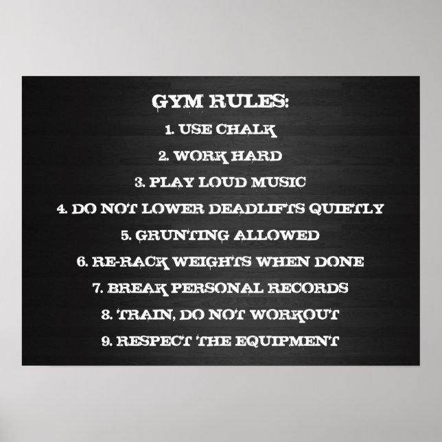 Poster Motivação de Workout (Frente)