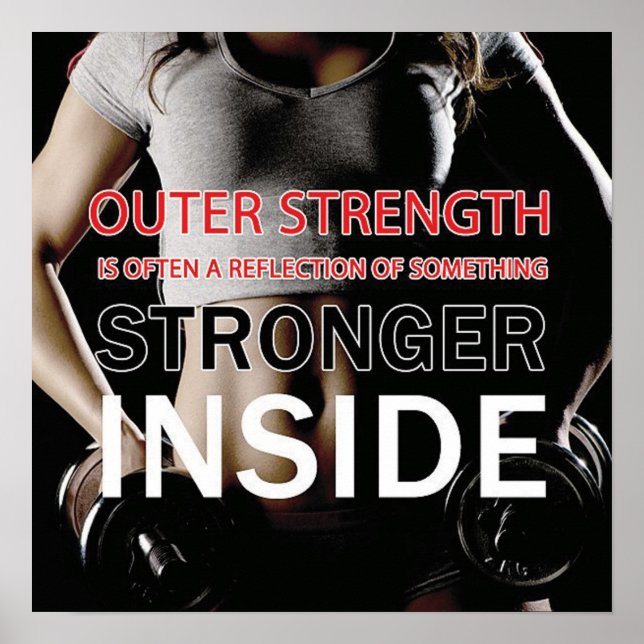 Pôster Motivação de Workout (Frente)