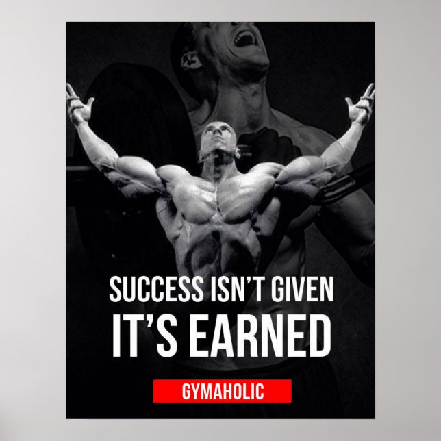 Poster Motivação de Workout (Frente)