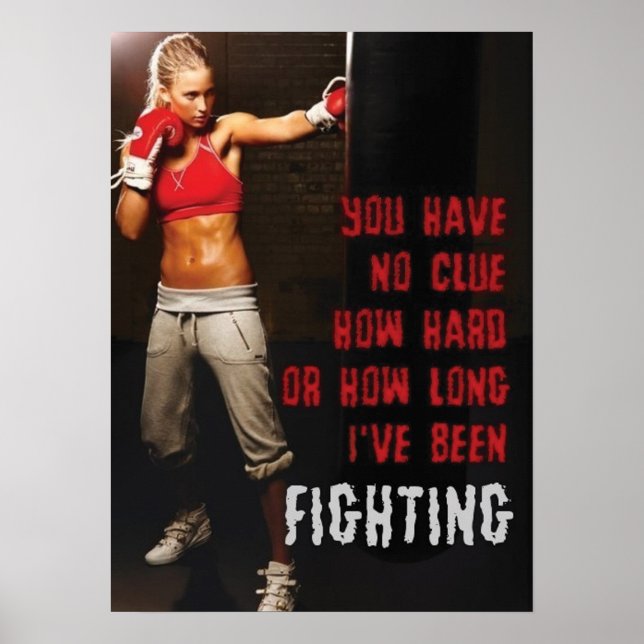 Pôster Motivação de Workout (Frente)