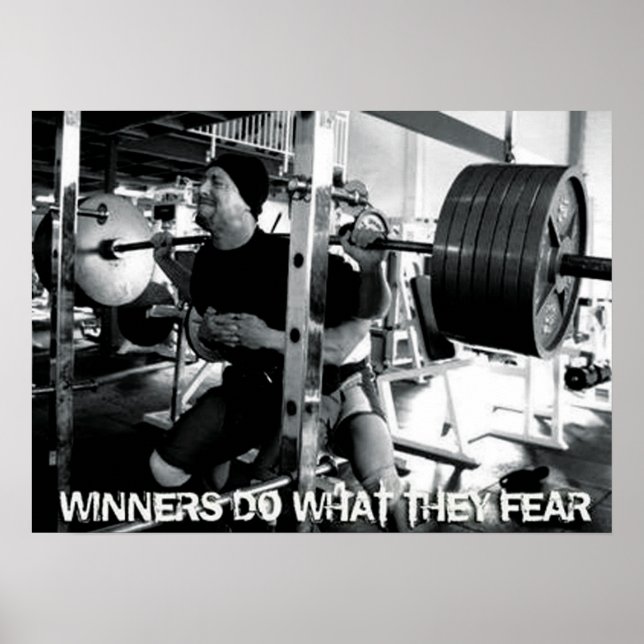 Pôster Motivação de Workout (Frente)