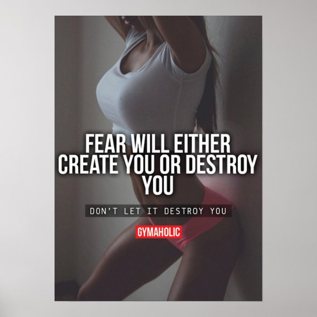 Pôster Motivação de Workout (Frente)