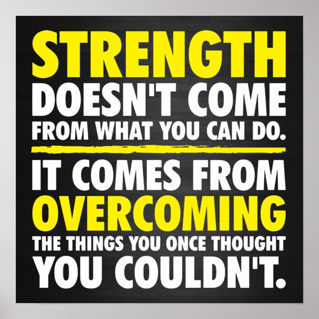 Pôster Motivação de Workout (Frente)