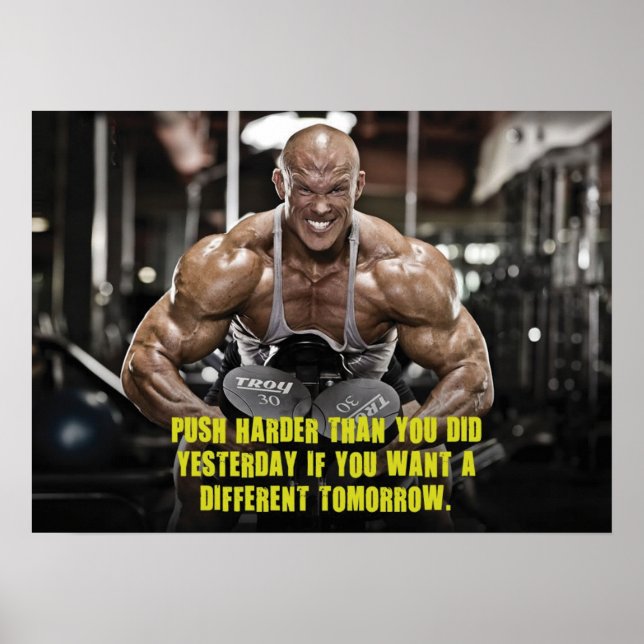 Poster Motivação de Workout (Frente)