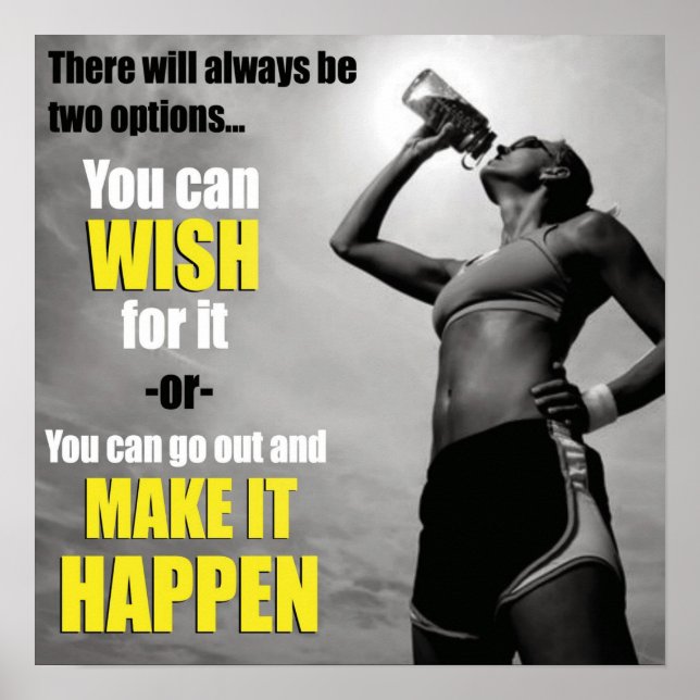 Pôster Motivação de Workout (Frente)