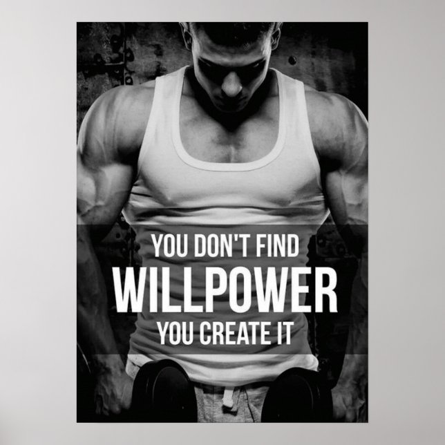 Poster Motivação de Workout (Frente)