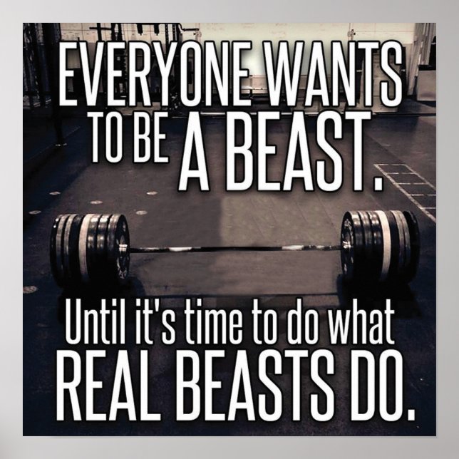 Pôster Motivação de Workout (Frente)