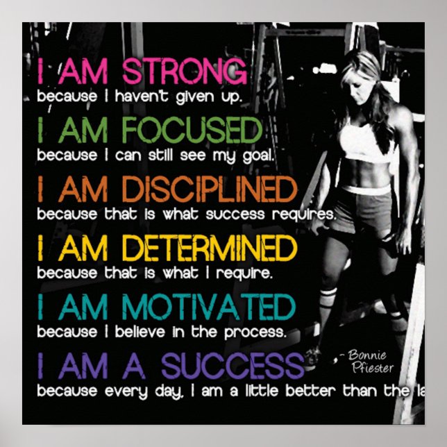 Pôster Motivação de Workout (Frente)