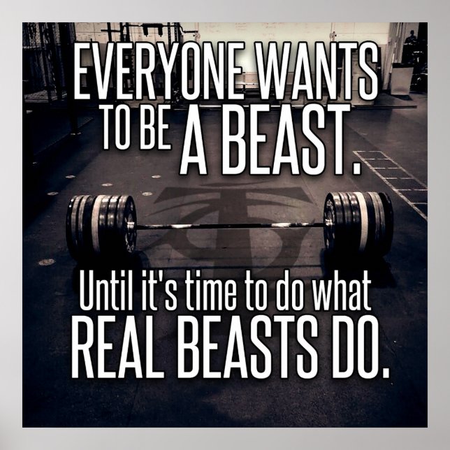 Poster Motivação de Workout (Frente)