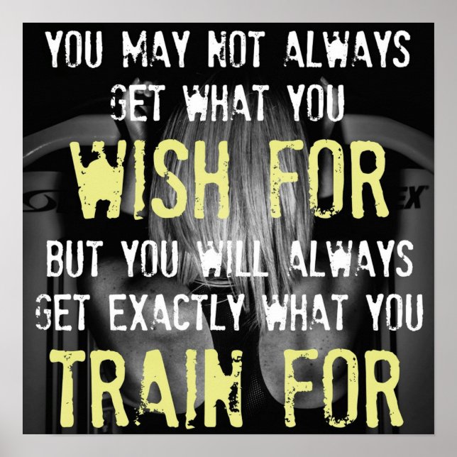 Pôster Motivação de Workout (Frente)