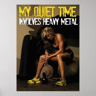 Poster Motivação de Workout