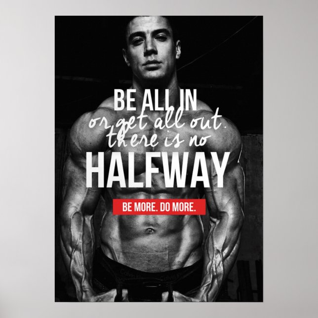 Pôster Motivação de Workout (Frente)