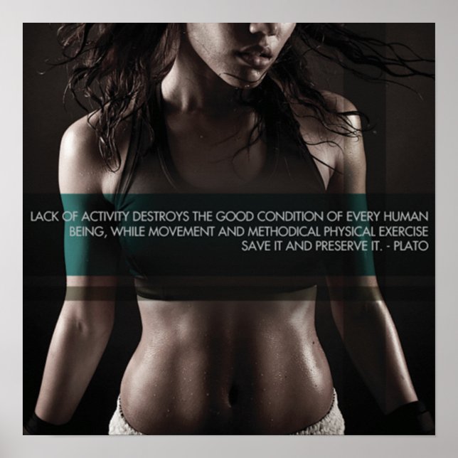 Pôster Motivação de Workout (Frente)