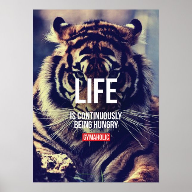 Pôster Motivação de Workout (Frente)