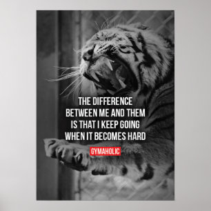 Poster Motivação de Workout