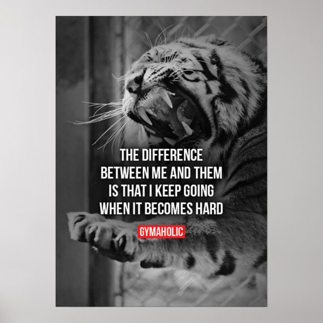 Poster Motivação de Workout (Frente)