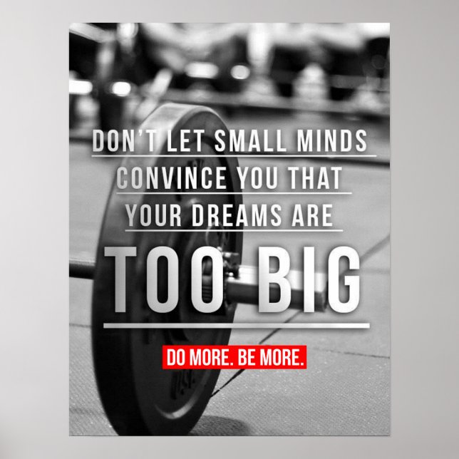 Poster Motivação de Workout (Frente)