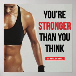 Poster Motivação de Workout