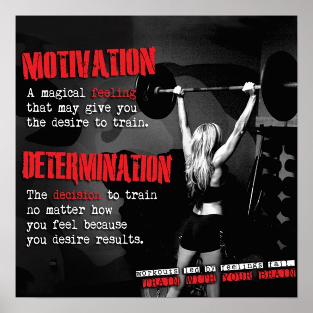 Poster Motivação de Workout (Frente)