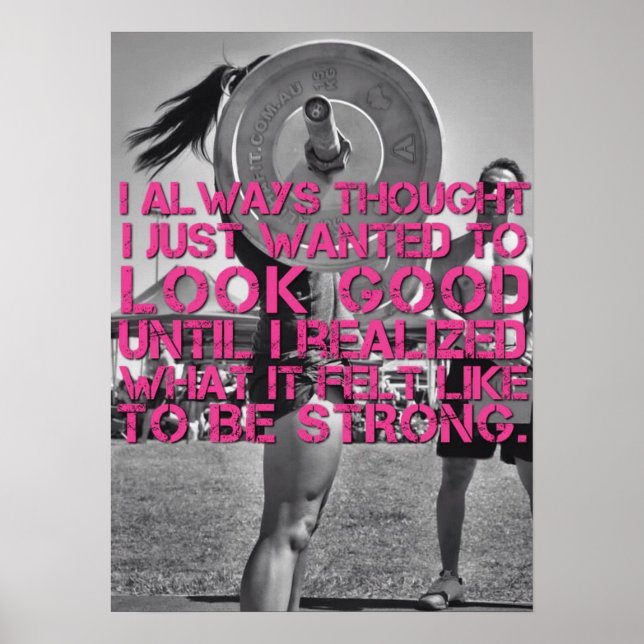 Poster Motivação de Workout (Frente)