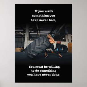 Pôster Motivação de Workout