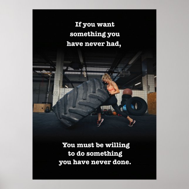 Pôster Motivação de Workout (Frente)