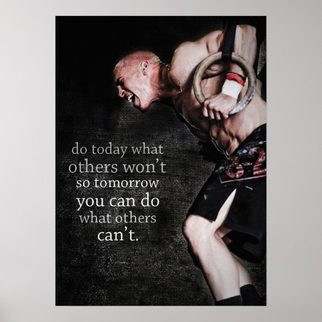 Poster Motivação de Workout (Frente)