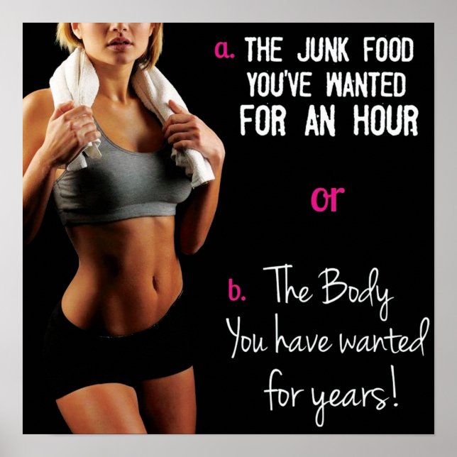 Pôster Motivação de Workout (Frente)