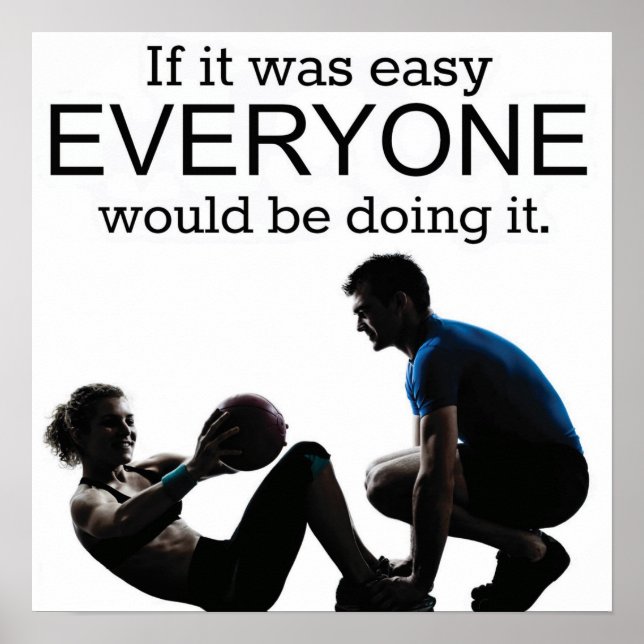 Poster Motivação de Workout (Frente)