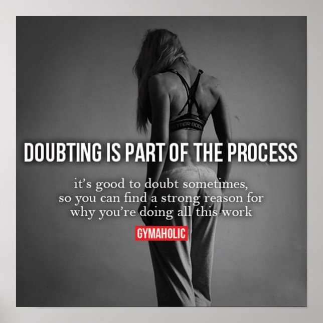 Pôster Motivação de Workout (Frente)