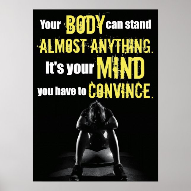 Pôster Motivação de Workout (Frente)