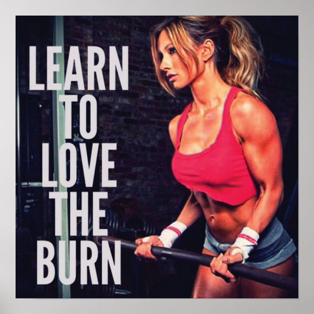 Pôster Motivação de Workout (Frente)