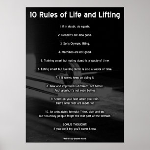 Poster Motivação de Workout