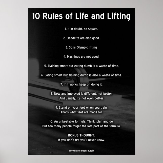 Poster Motivação de Workout (Frente)