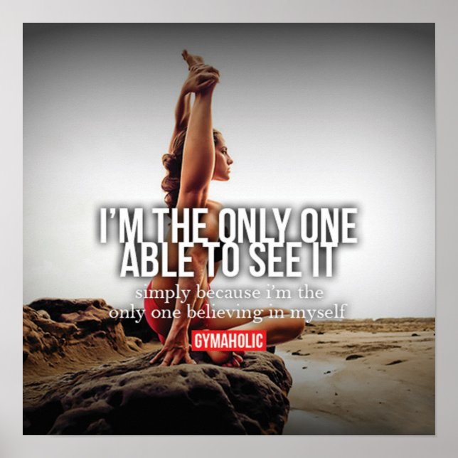 Pôster Motivação de Workout (Frente)