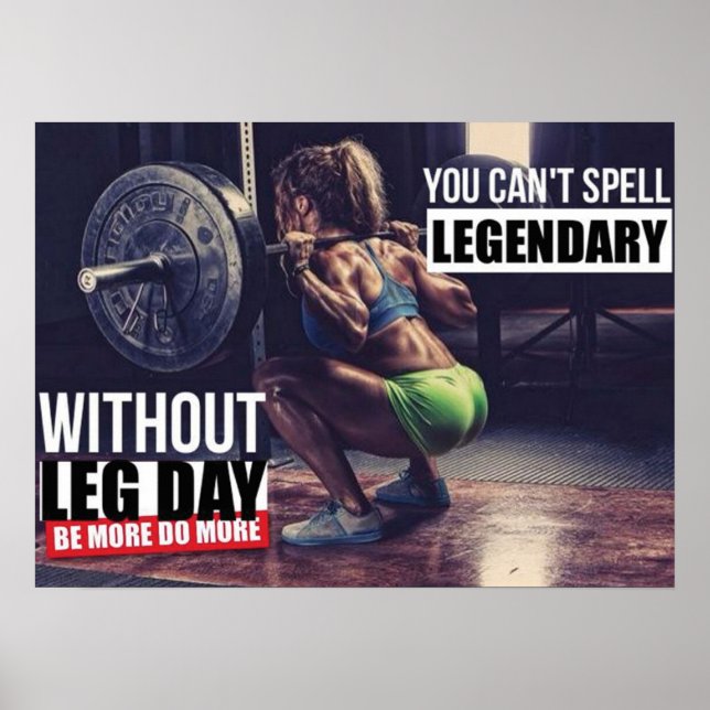 Poster Motivação de Workout (Frente)