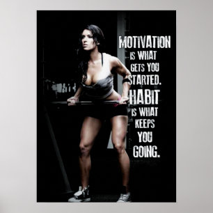 Poster Motivação de Workout